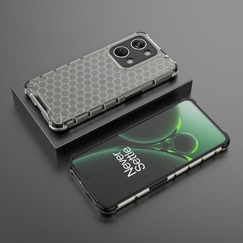 Image of Plastic Bumper Back Case Cover For Oneplus Nord 3 - Black