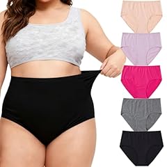 5 Pack Panties Plus Size