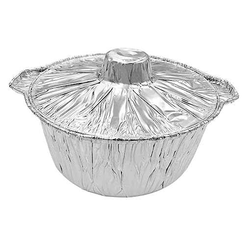 VINTORKY Olla Portátil Para Barbacoa Tazón De Papel De Bandeja De Para Camping Gran Redondo Para Cocinar Al Aire