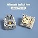KAILH Official Store Mechanical Keyboard Switch Midnight Pro Keystem DIY Tactile Liner 5PIN (70PCS, Tactile)