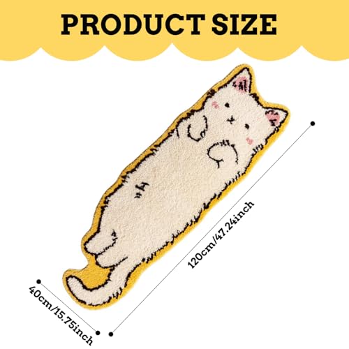 Tapis de bain à chat séchage lavable pour un entretien hygiénique facile