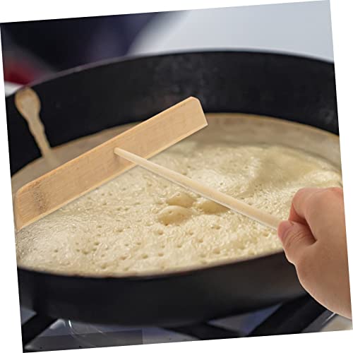 Housoutil 1 Conjunto Ferramenta De Panqueca Raspador De Massa Espalhador De Massa De Madeira Espalha