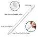 pzoz Case Compatible for Apple Pencil 2nd Generation Magnetic Pen Nib Protector Silicone Sleeve iPencil 2 Gen Grip Skin Cover Holder Clip Sticker Accessories for iPad Air 4 10.9 11 12.9 (White)
