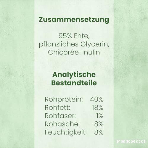 FRESCO Dog Trainingsdrops Ente 1kg-Eimer | getreidefreie Leckerlis für Hunde | gesund und natürlich | ohne künstliche Zusätze | Made in Germany