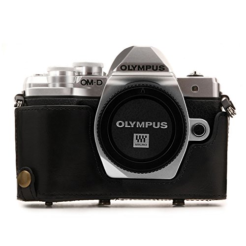 Funda de cuero MegaGear para Olympus OM-D E-M10 Mark III miniatura 3