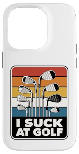 I Suck At Golf Joke ʔSt s Ȓj St X}zP[X iPhone 14 Pro p