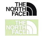 【2枚セット】 ザ・ノースフェイス (THE NORTH FACE) TNF カッティングステッカー ブラック と ホワイト NN88106 K + W