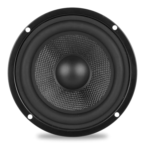 Image of 5.25 Inch Midbass Woofer - 8 Ohms 60 Watts Double Magnet Glass Fiber Cone Speakers for High-End Bookshelf, Center Channels & DIY Projects (2 Pcs)