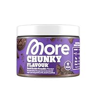 MORE Chunky Flavour, Dark Cookie Crumble, 170 g, vegan, Geschmackspulver zum Süßen, ohne viel Zucker und Kalorien, mit Inulin und Laktase - made in Germany