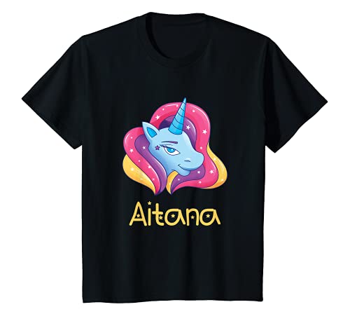 Niños Aitana Unicornio Regalo Chica Camiseta