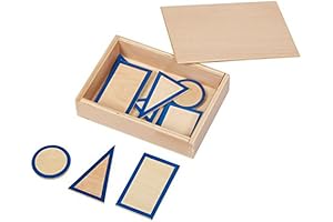 Adena Montessori Geometric Solids Bases with Box Montessori Geometric Cards