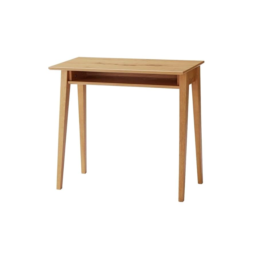 Amazon.co.jp: [ベルメゾン] パソコンデスク 節あり オーク材