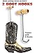 Boot Hooks Boot Puller for Cowboy Boots, Wood Handles (2 hooks) 10 Inch