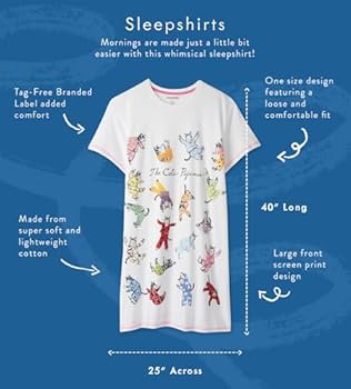 Little Blue House by Hatley nachthemd voor dames, nachtshirt, Leeftijd