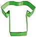 Produktbild Das Kostümland Keksausstecher Trikot Grün - 5,7 x 6,1 cm - Kicker Fußball Party - Fussball Mottoparty Kindergeburtstag Weltmeisterschaft Europameisterschaft Plätzchenausstecher