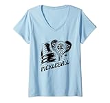 Photo Gallery donna american usa flag pickleball giocatore pickler sport maglietta con collo a v Photo Gallery donna american usa flag pickleball giocatore pickler sport maglietta con collo a v