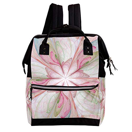 Coloured Print Casual Backpack Women Multicolored Rose Floral Twill Fabric Casual Daypack Laptop Backpack Stylish College School Rucksack Travel Backpack for Girls Boys Colorful