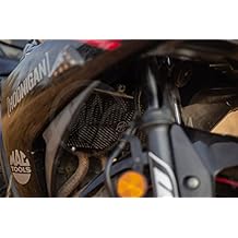 Motoaggrandize Radiator Guard | Protector for Yama R3 Black