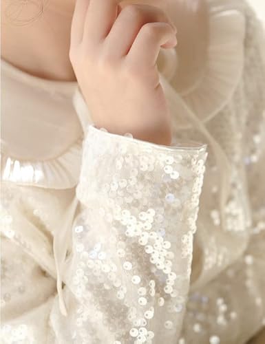 Long Sleeve Sparkle Sequin Cardigan For Girls Toddler & Kids Ii Little Girl's Shiny Shrug,6-7Y #TOP4
