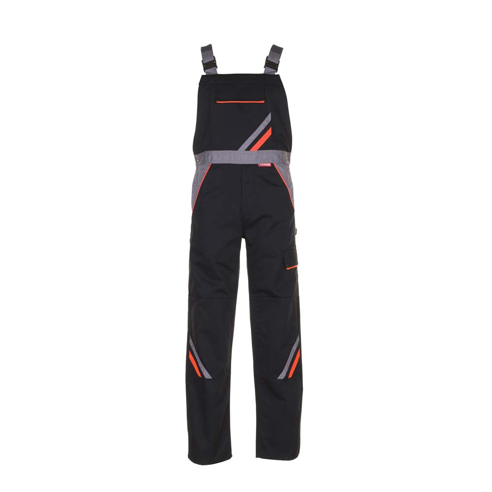 Planam Visline Peto Visline tamaño 52 en negro/naranja/zinc Unisex adulto