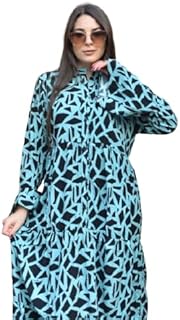 Women's floral dress with long sleeves