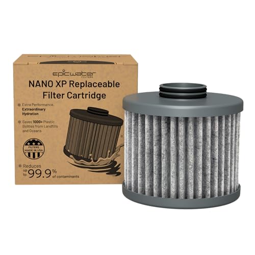 Epic Nano XP Water Filter Made in USA Removes 70+ Contaminants Including PFAS Lead Bacteria Viruses and Microplastics 100 Gallon Capacity Replaceable Inner Cartridge Recyclable