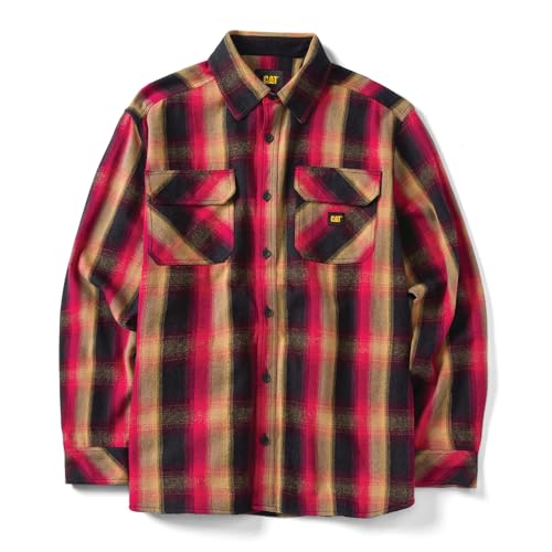 Amazon.com: CAT Men's 1610031 Buffalo Check Overshirt - Medium Amazon.com: CAT Men's 1610031 Buffalo Check Overshirt - Medium