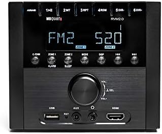Miniatura 4 de MB Quart RVM2.0 Receptor RV de 2 zonas, paquete estéreo de radio Bluetooth con par Rockville RSM65B de 6.5 pulgadas, 320 vatios, impermeables, poco