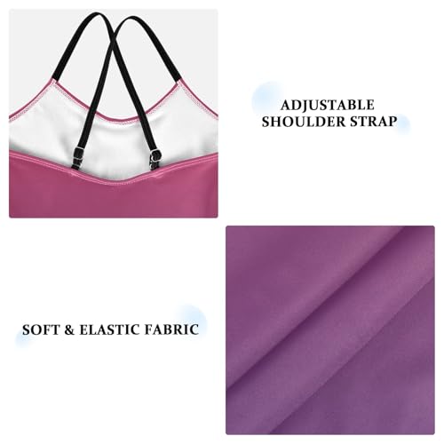 Purple Blue Gradient Swimsuit for Girls Bathing Suit Swimwear Summer Beach One Piece Swimsuits3