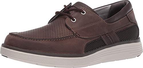 Clarks Un Abode Step Mens Oxford Brown Leather 14
