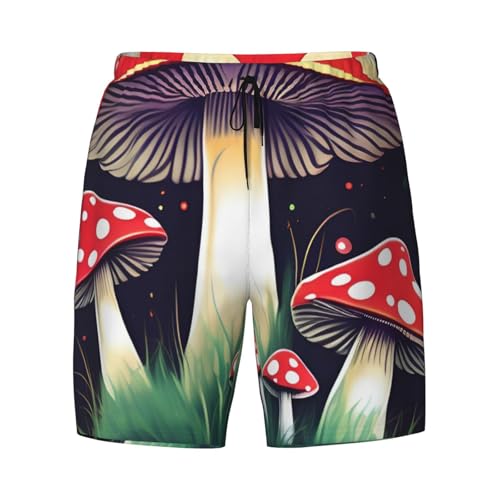 Short de bain champignons homme confortable qui sèche vite