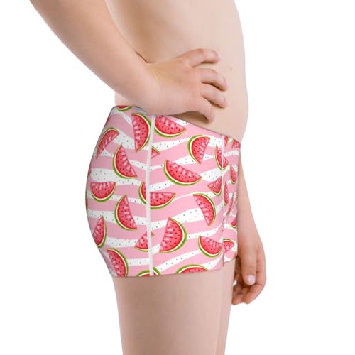 Boys' Cotton Boxer Brief Soft Underwear-Sweet Watermelon2