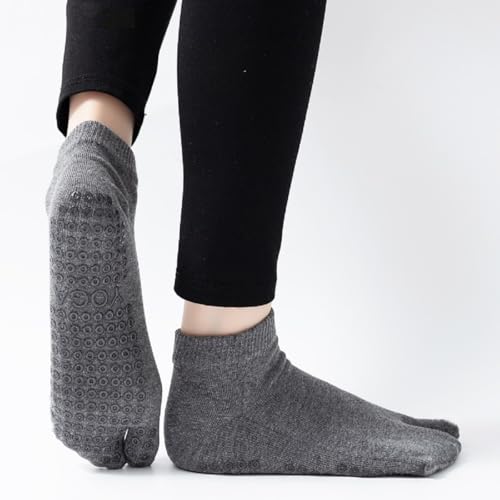 Non-Slip Five Toe Socks for Yoga, Pilates, Barre – Comfortable Grip Socks Made from Combed Cotton2