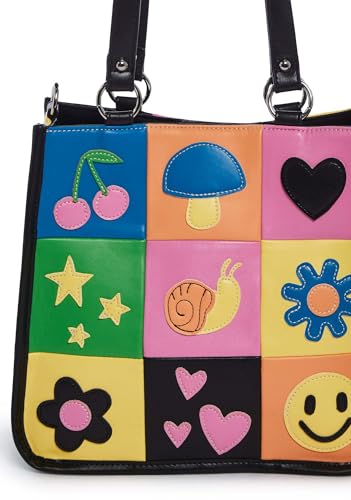 Bolsa Tote Happy In My Mind de piel vegana miniatura 6