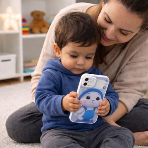 Image of Goyal's Kids Educational Music Phone Toy with Lights & Sound | Rechargeable Type C Learning Mobile for Toddlers | ABC Numbers Animals Sound Toy Phone | Interactive Early Learning Toy for Boys & Girls