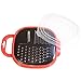3 in One Cheese Grater For Kitchen With Box - BPA Free Food Collection And Storage Container With Handle, 3 Blade Non-stick Coating Shredder For Ginger, Vegetable And Fruit Pasta Salad