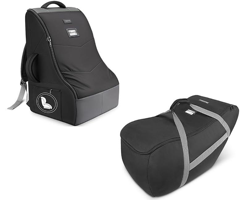 YOREPEK Bolsa de viaje acolchada para asiento de automóvil para viajes en avión compatible con Chicco, Britax, Nuna Rava, bolsas de asiento de