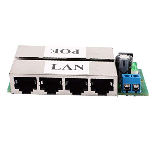 New Lon0167 10 Pcs Featured NVL-404 DC 12V POE Power Over Ethernet IP Supply Injector AP Combiner Synthesizer miniatura 4
