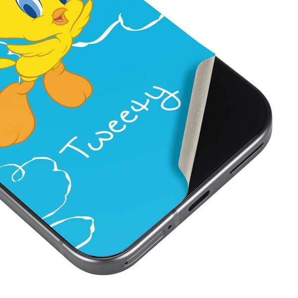 Skinit Decal Phone Skin Compatible with Google Pixel 9a - Officially Licensed Looney Tunes Tweety Bird Flying Design