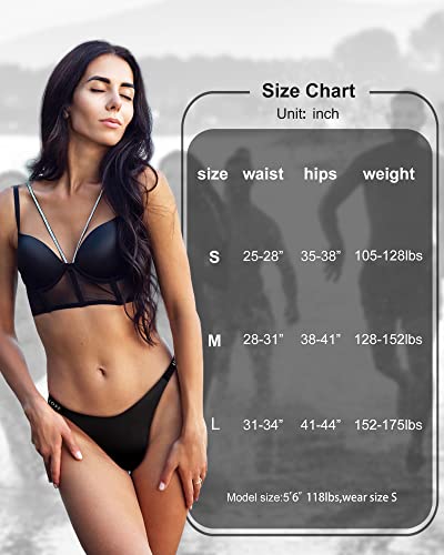 Seamless Thongs For Women Pack - High Waisted G String Thongs For Women - Cotton Thongs For Women Sexy 3-6 Pack Set #TOP5