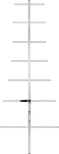 TWAYRDIO - Antena Yagi UHF de 7 elementos, 11dBi 27.6 in 400-470 Mhz antena direccional Yagi para exteriores para radio aficionado GMRS, trabajo