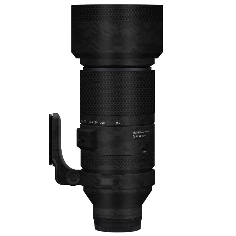 Film protection Tamron 150-500mm F5-6.7 Nikon Z en vinyle noir mat de haute précision