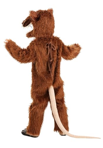 Kids Princess Bride ROUS Halloween Costume | Brown Rodent of Unusual Size | Rat Jumpsuit for Themed Events