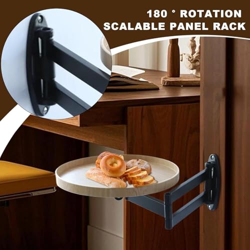 Support pliable mural rétractable pour table et bureau gain de place