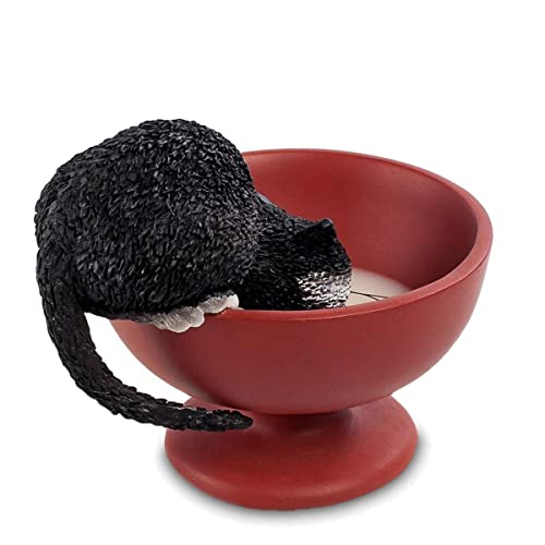 Cat Drinking figurine chat Dubout decoration interieur originale - 3