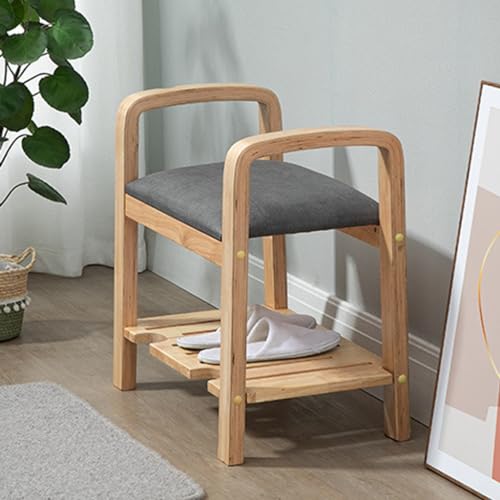 Étagère à chaussures d'entrée et tabouret de ménage réglable