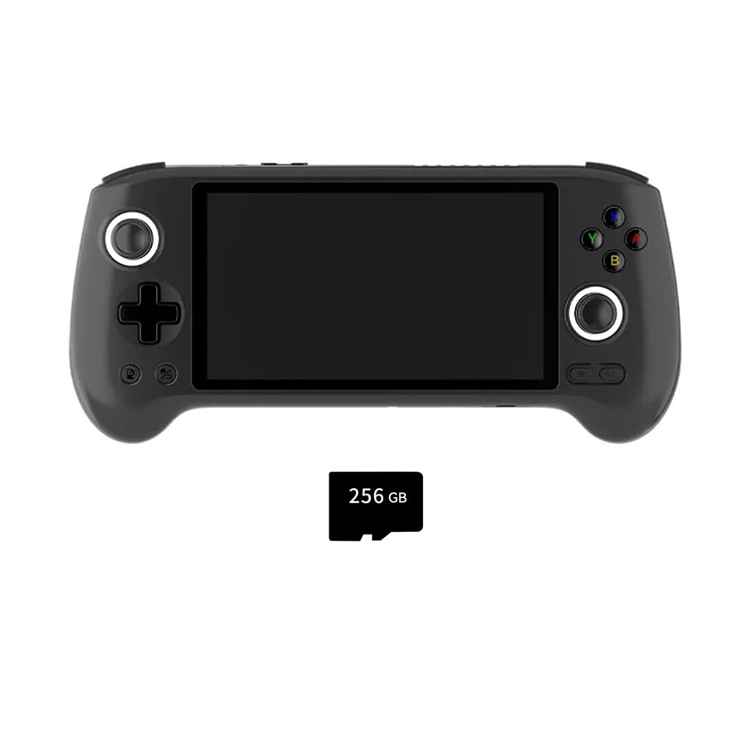 ANBERNIC RG556 - Consola de Juegos Portátil Retro Con 8000+ Clásicos, 5.48 IPS AMOLED Screen, Android, Regalo Para Niños y Adultos ((4+256G) + 128G)