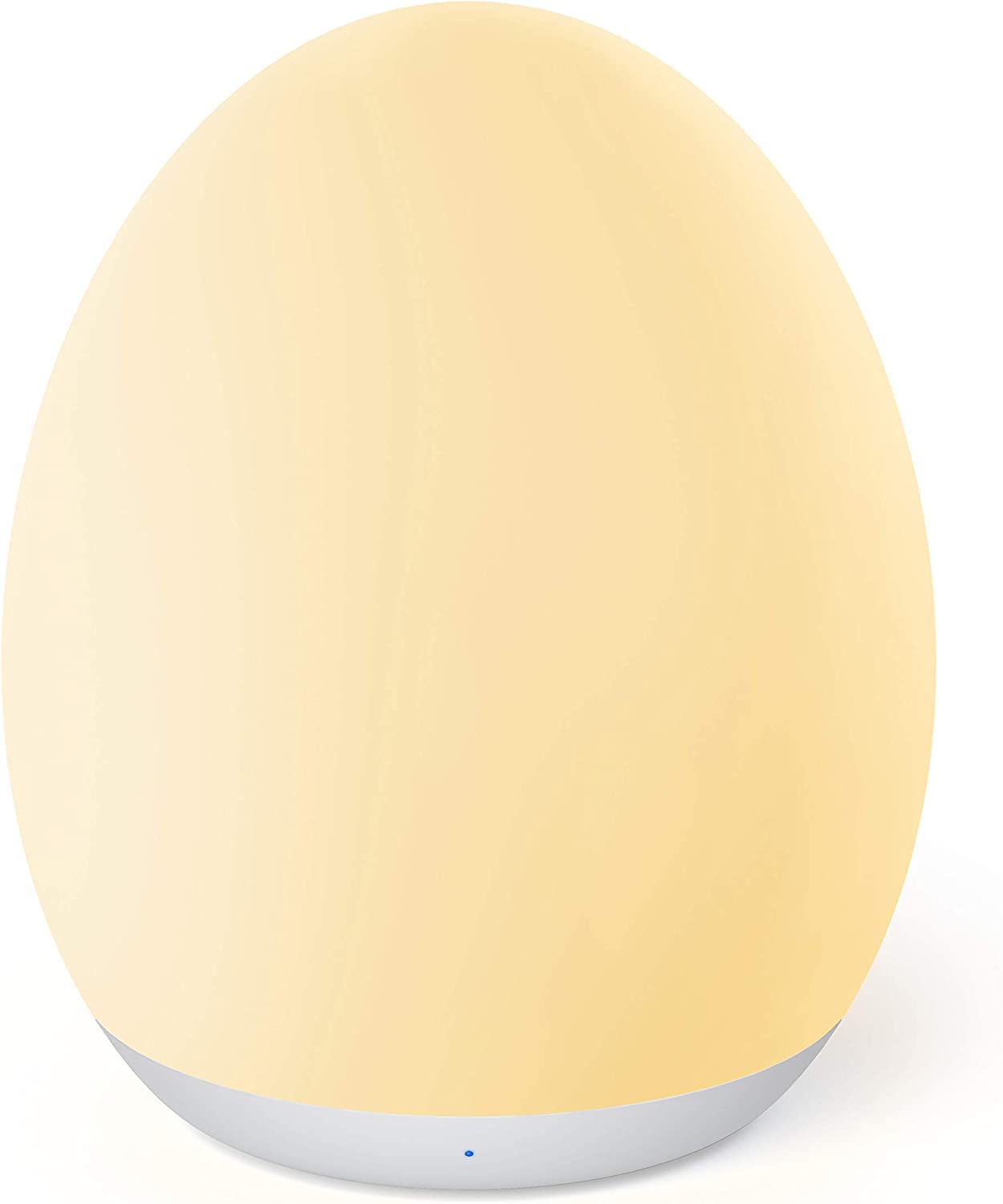 THE WHITE SHOP Table Light LED Colorful Egg Shaped Night Light USB Charging Desk Lamp Table Lamp for Home Outdoor Bar (14x19cm)(5.5''X7.5'')