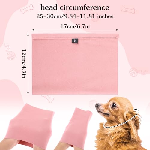 Wanmu Leise Ohren für Hunde, Kapuze für Hunde, Ohrenschutz-Kapuzenpullover, Beruhigungshilfe für Angstzustände, originelles Beruhigungsband für Hunde und Katzen, Haustierpflege und Trocknung (klein