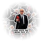 100pcs Trump I Did that Stickers Gas Pump Stickers Decal, Donald Trump Merchandise, Anti Trump Stickers, Fuck Donald Trump Mega Political Stickers Funny Inflation Gas Price Meme 2.5 Inches IDT13